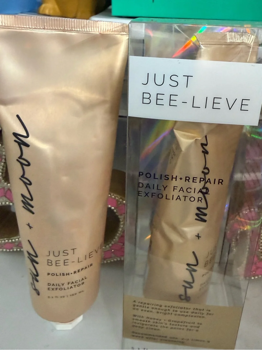 Polish + Repair Daily Facial Exfoliator - Champagne
